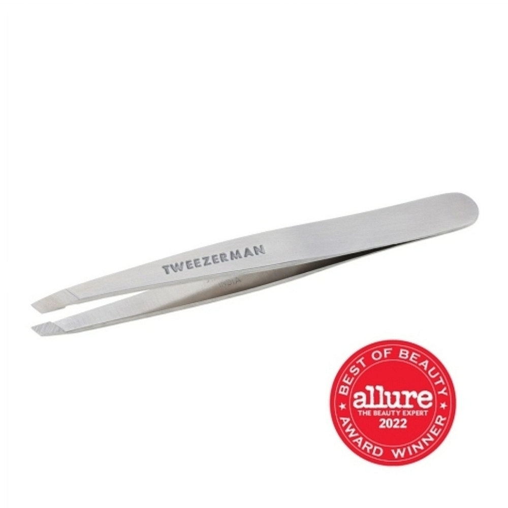 🩶 Tweezerman Classic Stainless Steel Silver Slant Tweezer
